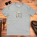 Camiseta Masculina Cinza Calvário