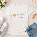 Camiseta Feminina Branca Jesus no Coração