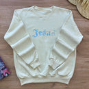 Moletom Off White Aplique Jesus