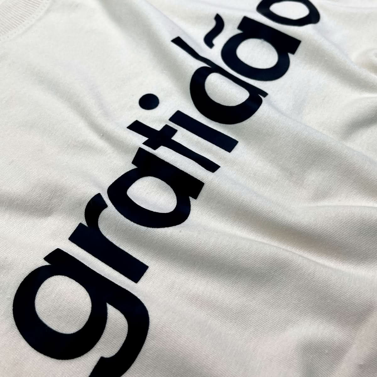 Camiseta Masculina Off White Gratidão