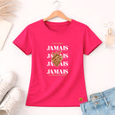 Camiseta Feminina Pink O Teu Olhar Jamais Se Afastou de mim
