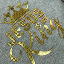 Moletom Cinza Jesus Is My King