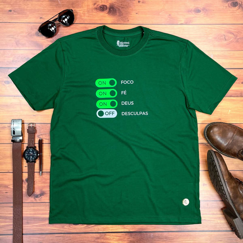 Camiseta Masculina Verde On Of