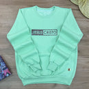 Moletom Menta Jesus Cristo Glitter