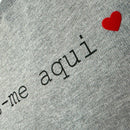 Moletom Cinza Eis-me aqui