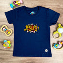 T-Shirt Infantil Azul Boom Jesus