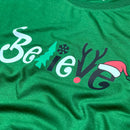 Camiseta Masculina Verde Believe