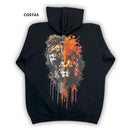 Moletom Canguru Com Capuz Preto Dois Leões