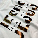 Camiseta Masculina Off White  Jesus Lives In Me