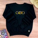 Moletom Preto God is Good