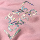 Moletom Rosa Jesus Cristo Holográfico