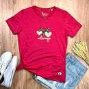Camiseta Feminina Pink Aplique Always
