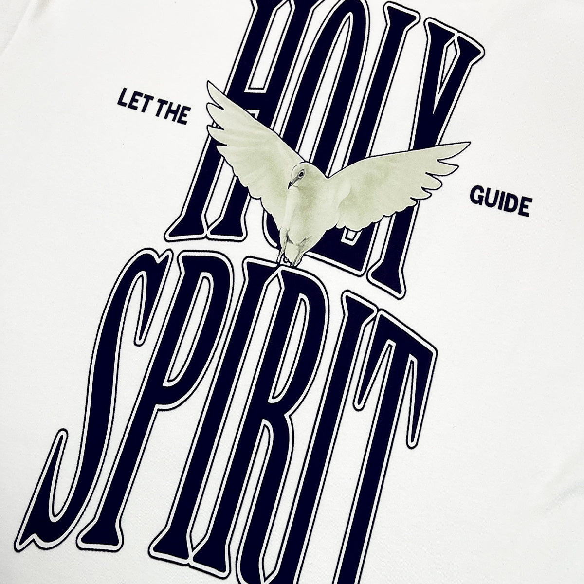 Oversized Off White Full Holy Spirit