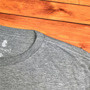 Camiseta Masculina Cinza + Perdão - Rancor