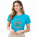 Camiseta Feminina Turquesa Sempre Isaías 40:8