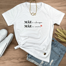 Camiseta Feminina Branca Mãe é Abrigo