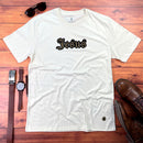 Camiseta Masculina Off White  Jesus Veludo