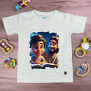 T-Shirt Infantil Off White Amigo Jesus