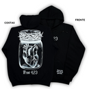 Moletom Canguru Com Capuz Preto Guarda Teu Coração Prov 4:23