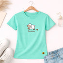 Camiseta Feminina Verde Menta Encontrada Ovelha
