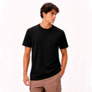 Kit 3 Camisetas Masculina Lisa Preta
