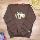 Moletom Marrom Cristo Vivo Está