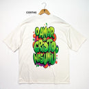 Oversized Off White Full O Amor De Cristo Nos Uniu