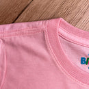 T-Shirt Infantil Rosa Ovelha Deixou As Noventa E Nove
