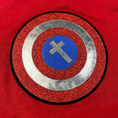 T-Shirt Infantil Vermelha Escudo Cruz