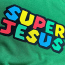 T-Shirt Infantil Verde Super Jesus