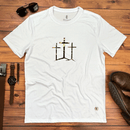 Camiseta Masculina Branca Calvário