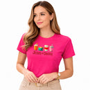 Camiseta Feminina Pink Jesus & Coffee