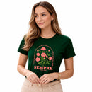 Camiseta Feminina Verde Sempre Isaías 40:8
