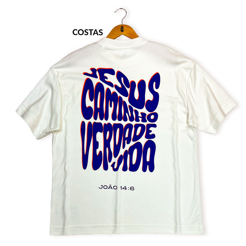 Oversized Off White Full Jesus Caminho Verdade