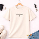 Camiseta Masculina Off White Tua Graça Me Basta