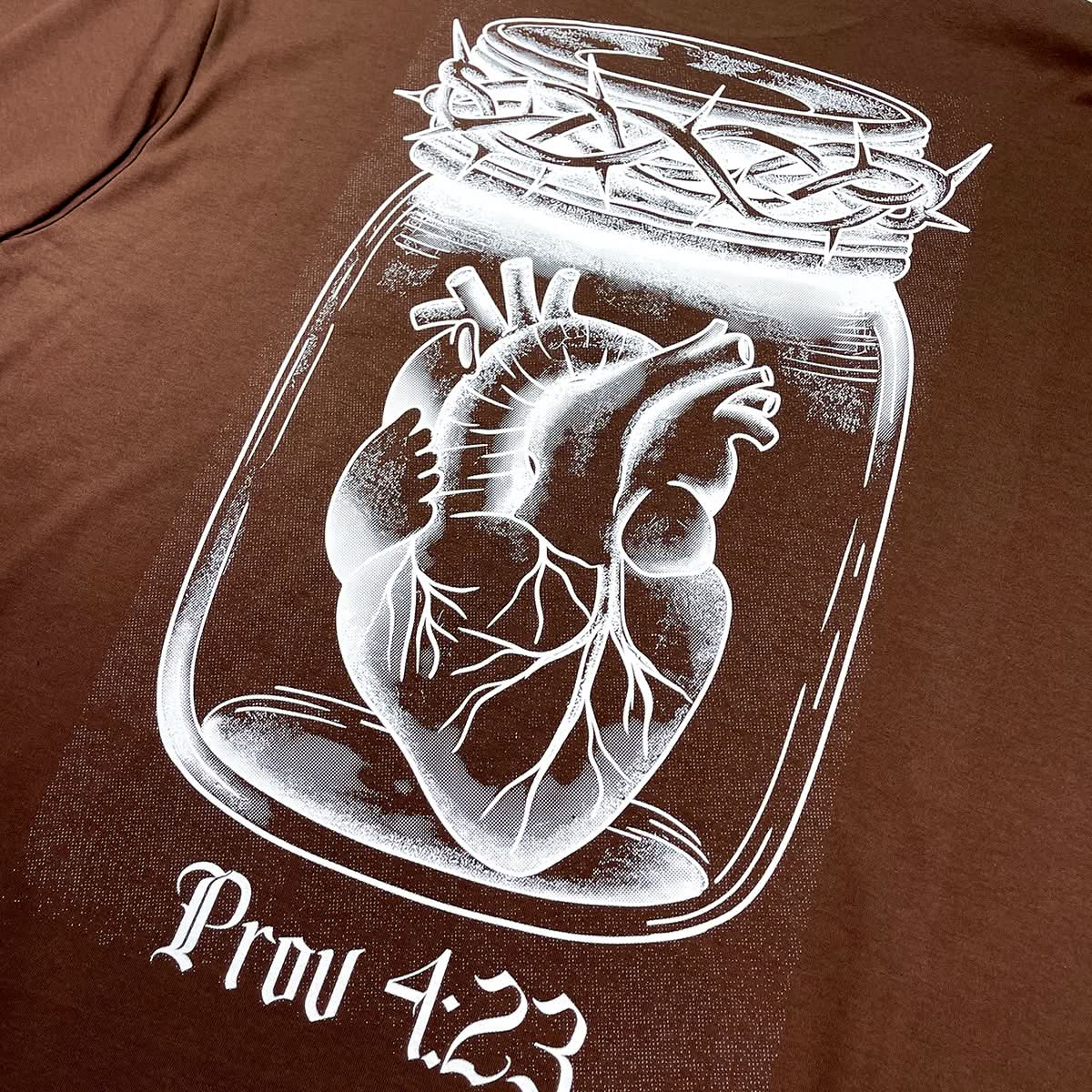 Oversized Marrom Full Guarda Teu Coração Prov 4:23