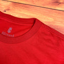 Camiseta Masculina Vermelha Eis-me Aqui