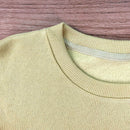 Moletom Caqui Aplique Jesus Glitter Dourado