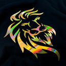 Moletom Preto Aplique Leão Dourado