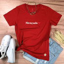 Camiseta Feminina Vermelha Abençoada
