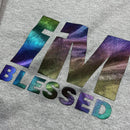 Moletom Cinza Aplique Camaleão IM Blessed