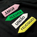 Moletom Preto Direção Amor