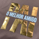 Camiseta Masculina Marrom Pai Meu Melhor Amigo