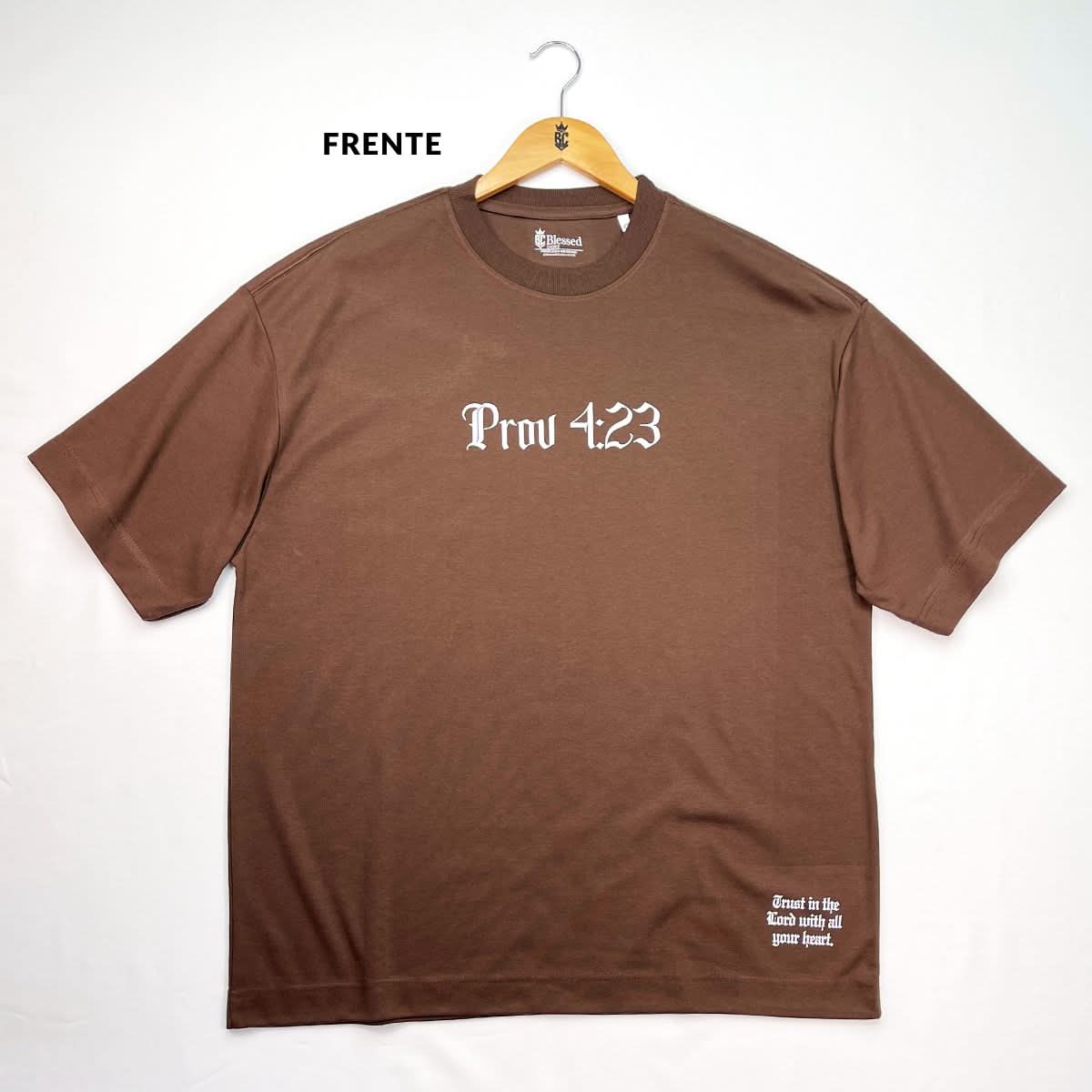 Oversized Marrom Full Guarda Teu Coração Prov 4:23