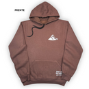 Moletom Canguru Com Capuz Marrom Saved By Grace