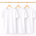 Kit 3 Camisetas Masculina Lisa Branca