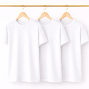 Kit 3 Camisetas Masculina Lisa Branca