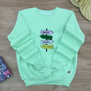 Moletom Menta Direção Amor