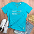 Camiseta Feminina Turquesa Melho(orou) ? Melh(orei)