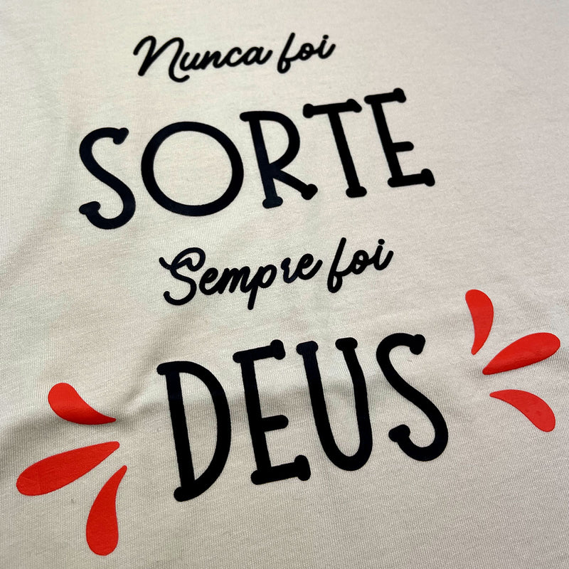 Camiseta Feminina Off White Sorte Deus